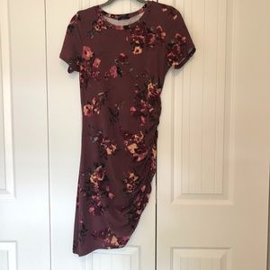 Soprano Asymmetrical Ruched Dress